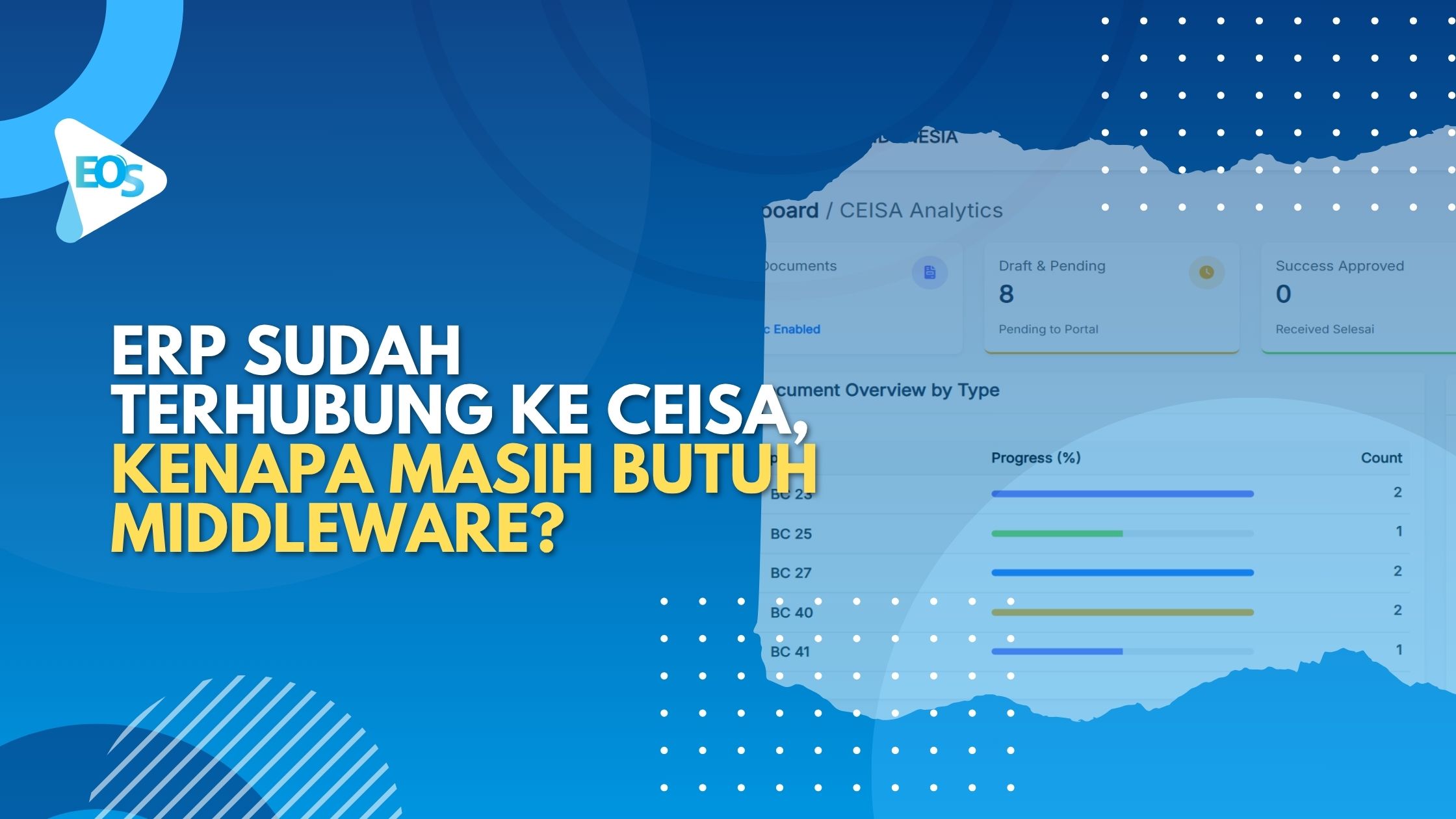 ERP Sudah Terhubung ke CEISA, Kenapa Masih Butuh Middleware?