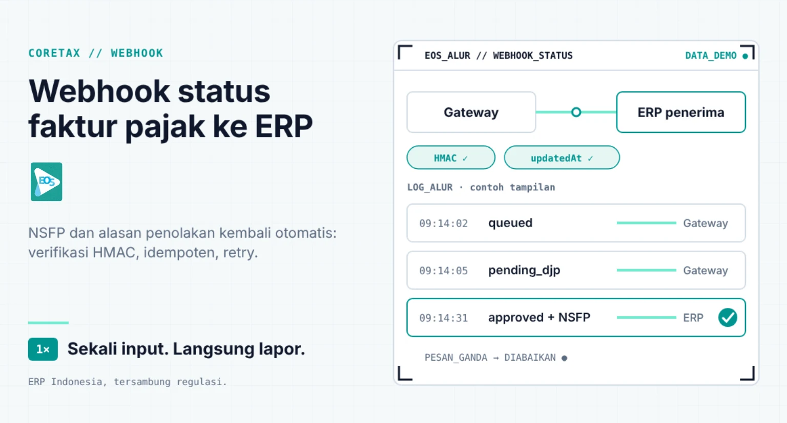 Webhook Status Faktur Pajak: Terima NSFP di ERP